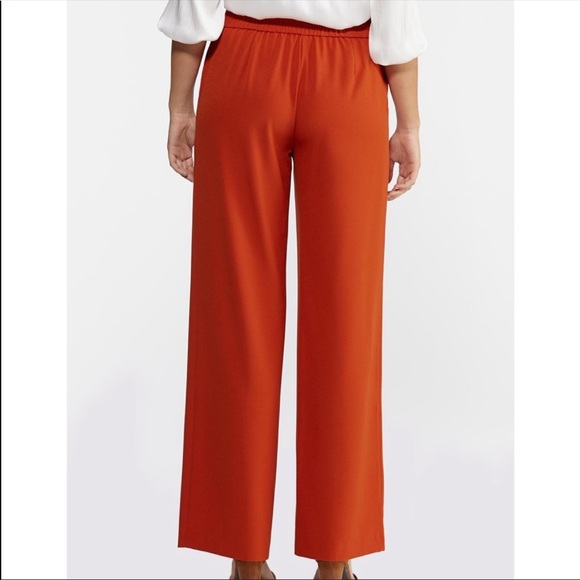 Petite Solid Grommet Waist Pants - Picture 2 of 13